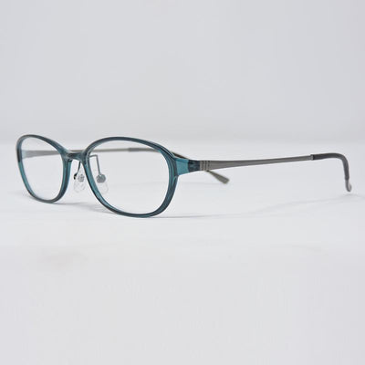 UlleresC1 Rectangle Shaped Small Size Full Rim Sky Blue Color - ullerus