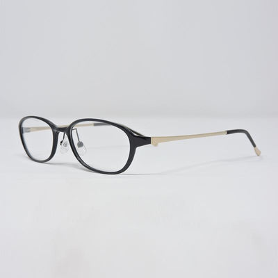 ulleresC1 Rectangle Shaped Small Size Full Rim Shine Black Color - ullerus