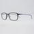 ulleresB1 Rectangle Shaped Medium Size Full Rim Blue Side Shine Black Color - ullerus