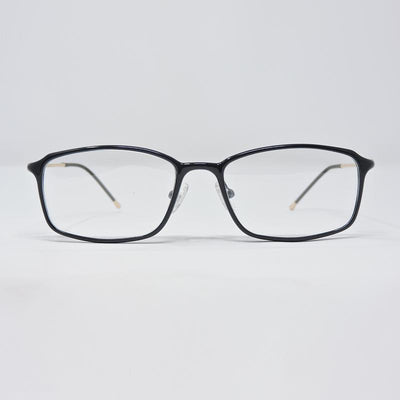 ulleresB1 Rectangle Shaped Medium Size Full Rim Shine Black Golden Side - ullerus