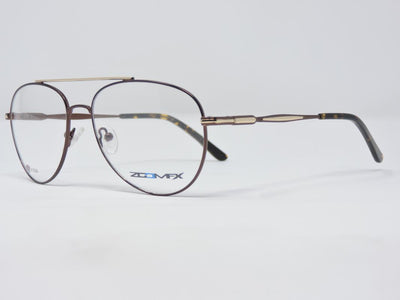 Zoom Fx Brown Color Aviator Medium Size Full Rim - ullerus