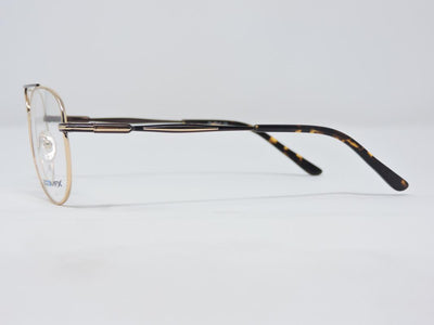 Zoom Fx Golden Color Aviator Medium Size Full Rim - ullerus