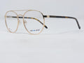 Zoom Fx Golden Color Round Aviator Medium Size Full Rim - ullerus