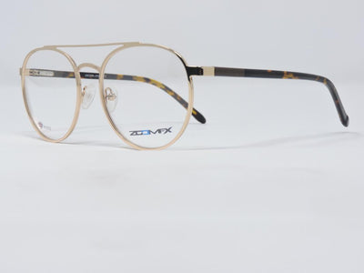 Zoom Fx Golden Color Round Aviator Medium Size Full Rim - ullerus