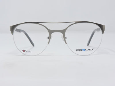 Zoom Fx Grey Color Semi Rimless Metal Medium Size - ullerus