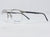 Zoom Fx Grey Color Semi Rimless Metal Medium Size - ullerus